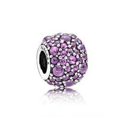 Charm Pandora Pavé Gotas moradas 791755CFP