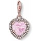 THOMAS SABO  Charm  Corazón en rosa y circonitas 1105-537-9