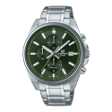 Reloj Casio EDIFICE Cronógrafo estándar verde EFV-610D-3CV
