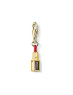 Colgante-Charm-plata-de-Thomas-Sabo-pintalabios-dorado-con-esmalte