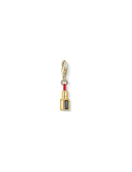 Colgante-Charm-plata-de-Thomas-Sabo-pintalabios-dorado-con-esmalte