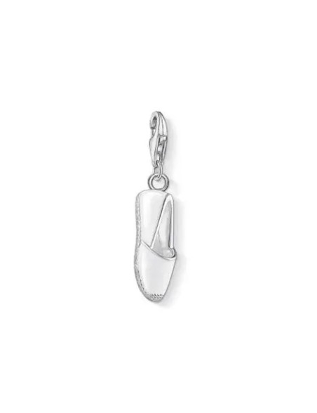 Colgante Charm plata de Thomas Sabo zapatilla blanca