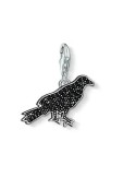 Colgante-Charm-plata-de-Thomas-Sabo-cuervo-negro-circonitas
