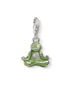 Colgante-Charm-plata-de-Thomas-Sabo-rana-Gustavo-esmalte-verde