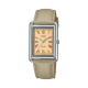 Reloj Casio clásico rectangular analógico beige  LTP-B165L-5BVEF