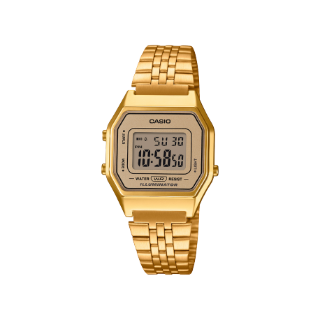 Reloj Casio Iconic digital dorado LA680WEGA-9ER
