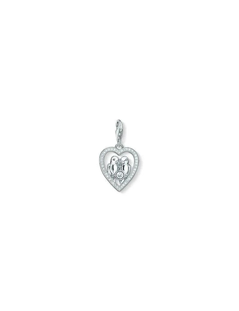 Colgante-Charm-plata-de-Thomas-Sabo-corazón-tórtolas-circonitas