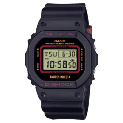 Reloj Casio G-Shock exclusivo del futbolista profesional Andrés Iniesta DW-5600AI-1