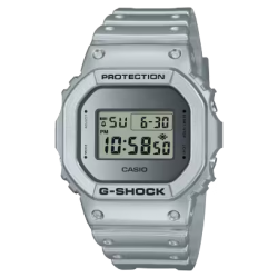 Reloj Casio G-Shock color plateado metalizado SERIE 5600 DW-5600FF-8