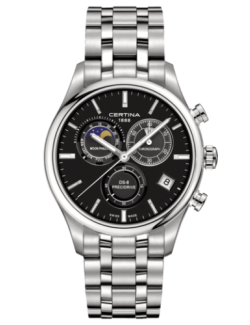 reloj-certina-ds-8-precidrive-fases-lunares-cronometro-esfera-negra-con-calendario
