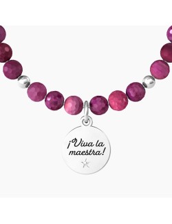 pulsera-kidult-colgante-redondo-corazon-viva-la-maestra