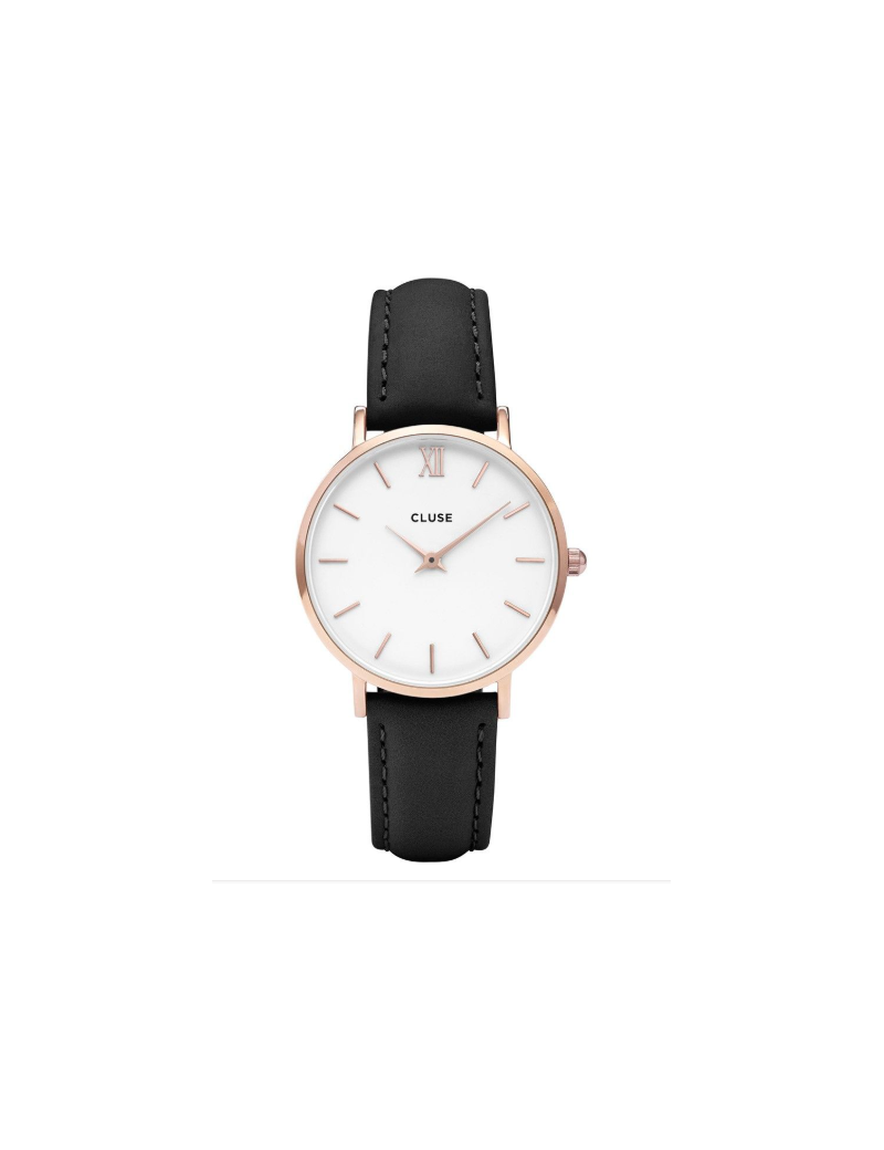 reloj-cluse-dorado-correa-piel-negra-