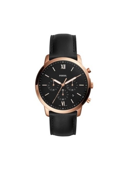 reloj-fossil-cronografo-piel-negra