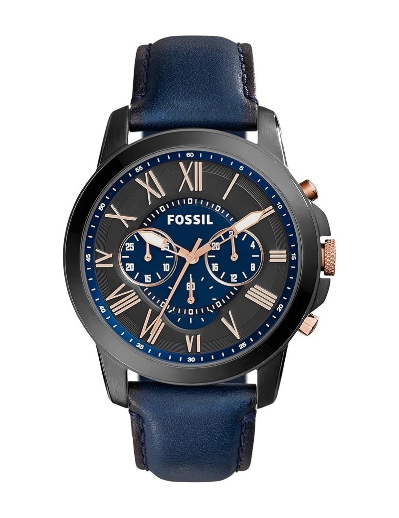 reloj-fossil-cronografo-piel-azul