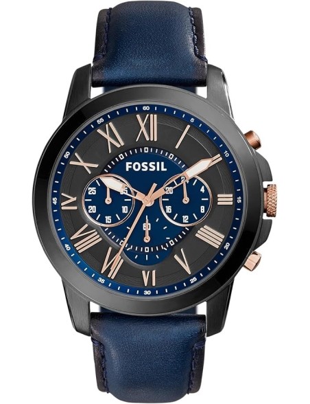 reloj-fossil-cronografo-piel-azul