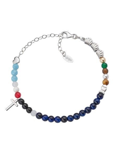 pulsera-amen-la-vida-de-jesus-plata-y-perlas-multicolores