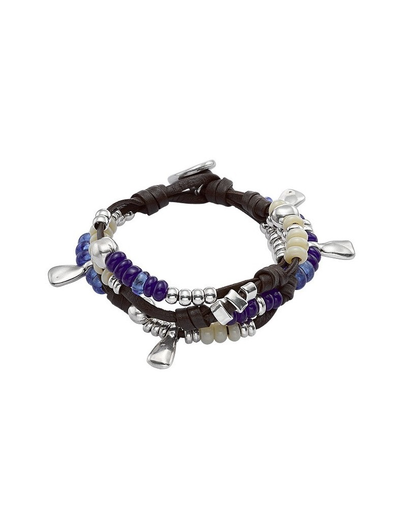 pulsera-uno-de-50-plateada-con-cuero-y-cuentas-en-azul-y-blanco-