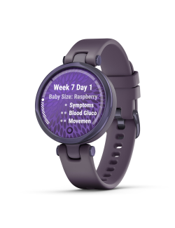 Reloj Garmin Lily® - Sport Bisel en color lila correa de silicona en color lila