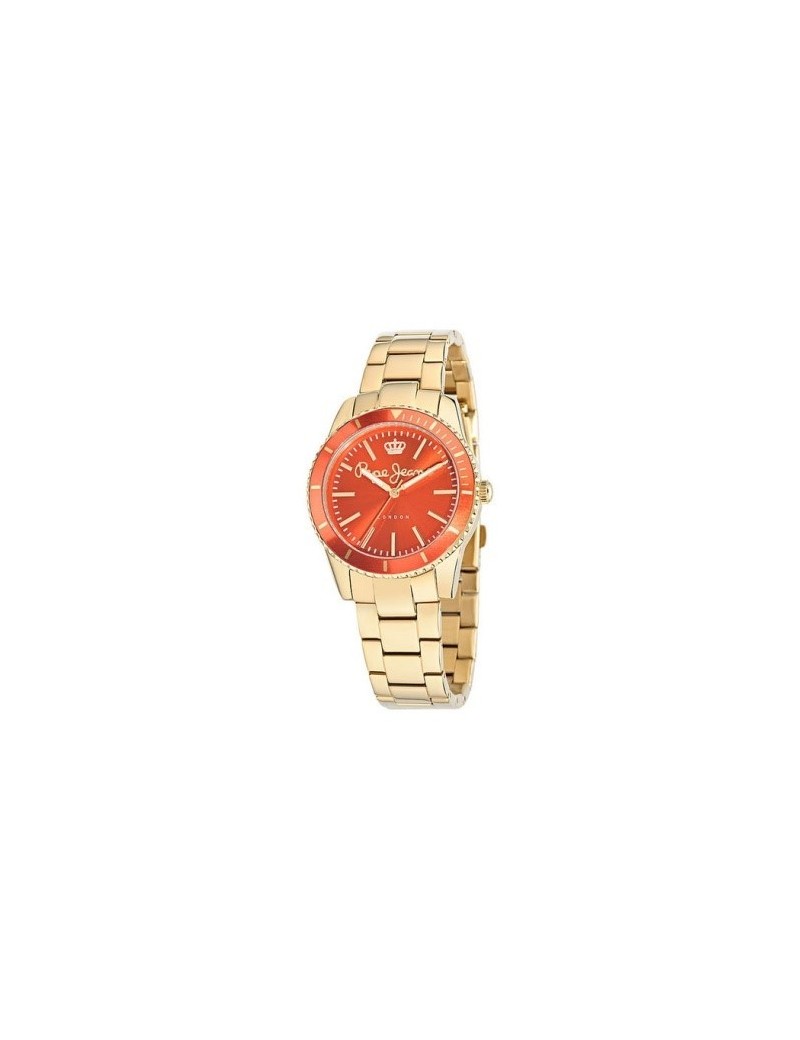 reloj-pepe-jeans-dorado-esfera-naranja