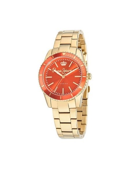 reloj-pepe-jeans-dorado-esfera-naranja