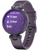 Reloj Garmin Lily® - Sport Bisel en color lila correa de silicona en color lila