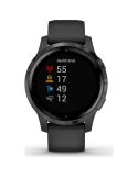 Reloj Garmin vívoactive® 4S Negro con hebilla gris