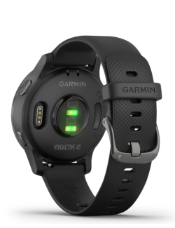 Reloj Garmin vívoactive® 4S Negro con hebilla gris