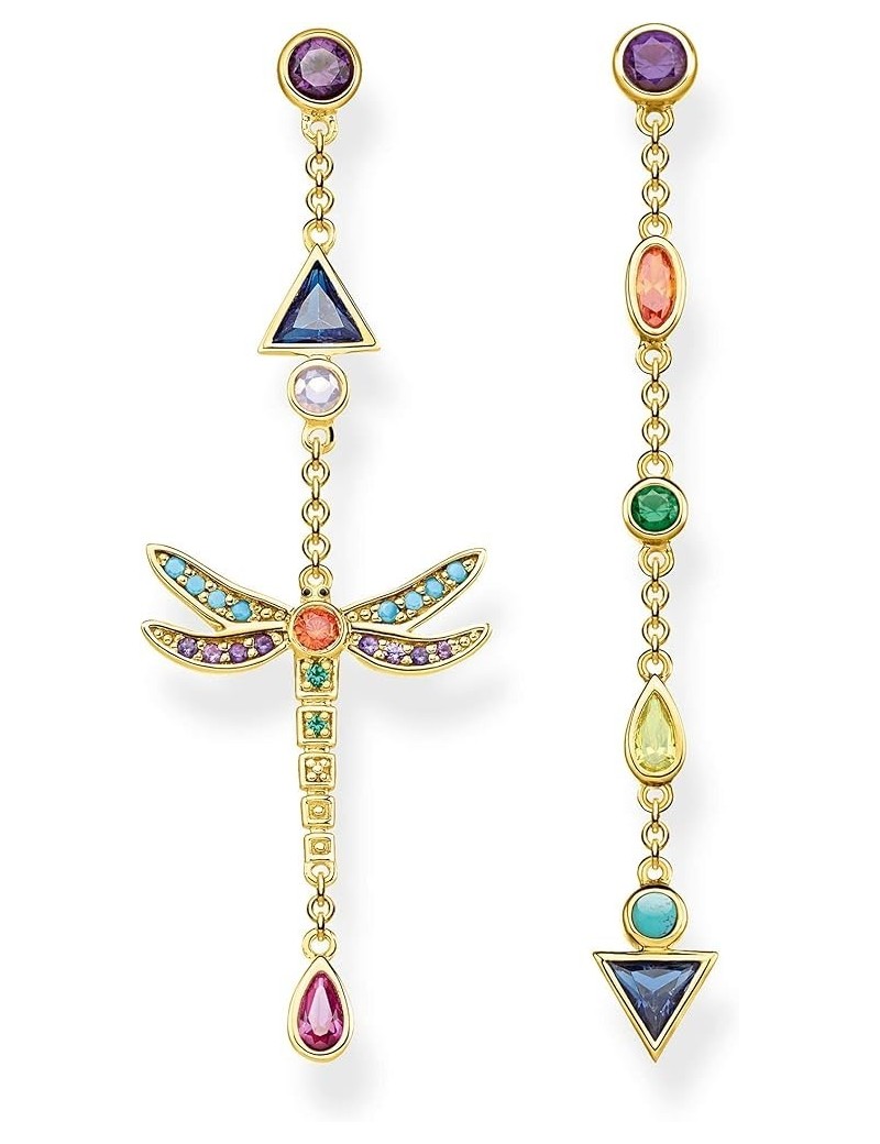 pendientes-thomas-sabo-libelula-plata-banada-en-oro