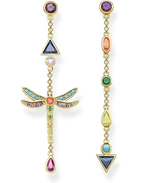 pendientes-thomas-sabo-libelula-plata-banada-en-oro
