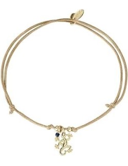 pulsera-amen-lagartija-plata-dorada-cordon-nylon