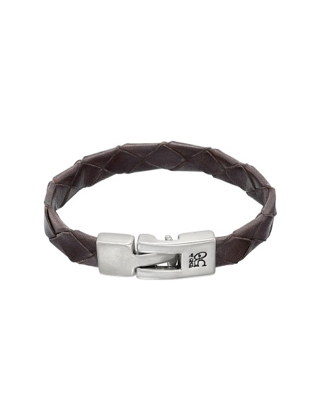 pulsera-uno-de-50-hombre-cuero-trenzado-marron