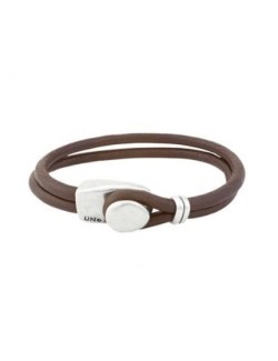 pulsera-uno-de-50-hombre-cuero-doble-marron