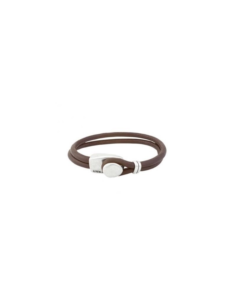 pulsera-uno-de-50-hombre-cuero-doble-marron