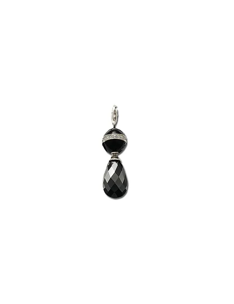 colgante-thomas-sabo-plata-bola-esmalte-negro-circonitas-obsidiana-