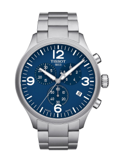 Reloj Tissot Chrono XL Classic mate esfera azul