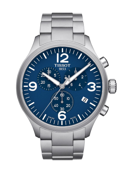 Reloj Tissot Chrono XL Classic mate esfera azul