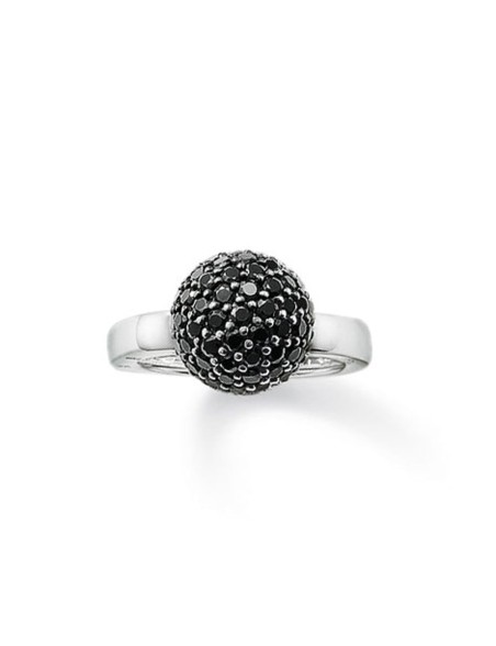 anillo-thomas-sabo-plata-bola-pave-circonitas-negras