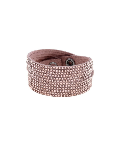 pulsera-gargantilla-lola-grace-piel-marron-cristales-swarovski