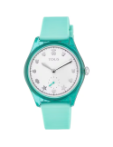 Reloj TOUS analógico Free Fresh de acero y policarbonato con correa de silicona menta