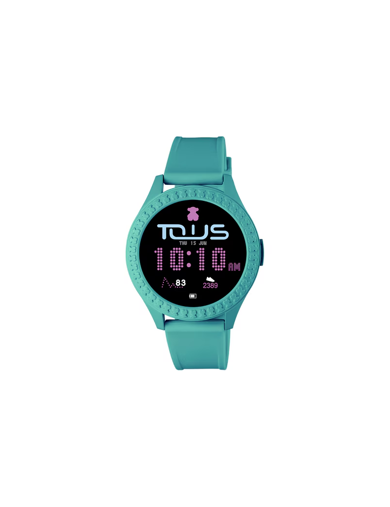 Reloj TOUS smartwatch Smarteen Connect con correa de silicona verde