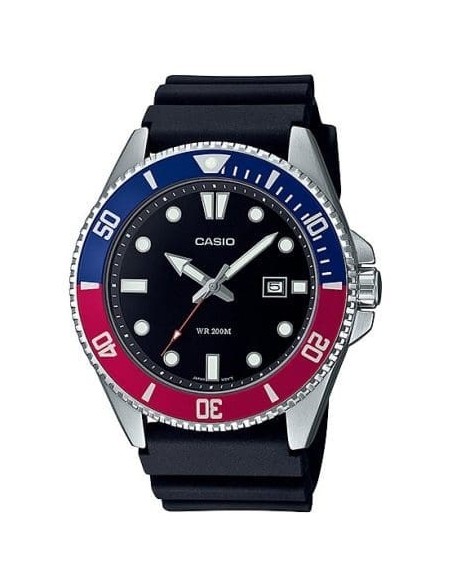 reloj-casio-timeless-colection-correa-negra-bisel-azul-y-rojo