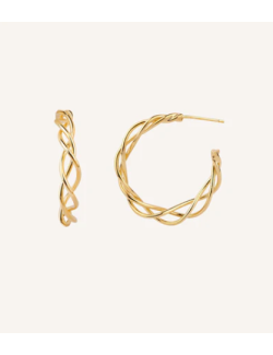 pendientes-vidal-vidal-aro-trenzado-chapado-oro-18-kt
