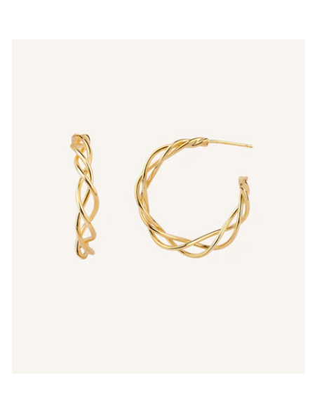 pendientes-vidal-vidal-aro-trenzado-chapado-oro-18-kt