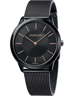 Reloj Calvin Klein Minimal malla PVD negro