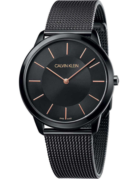 Reloj Calvin Klein Minimal malla PVD negro