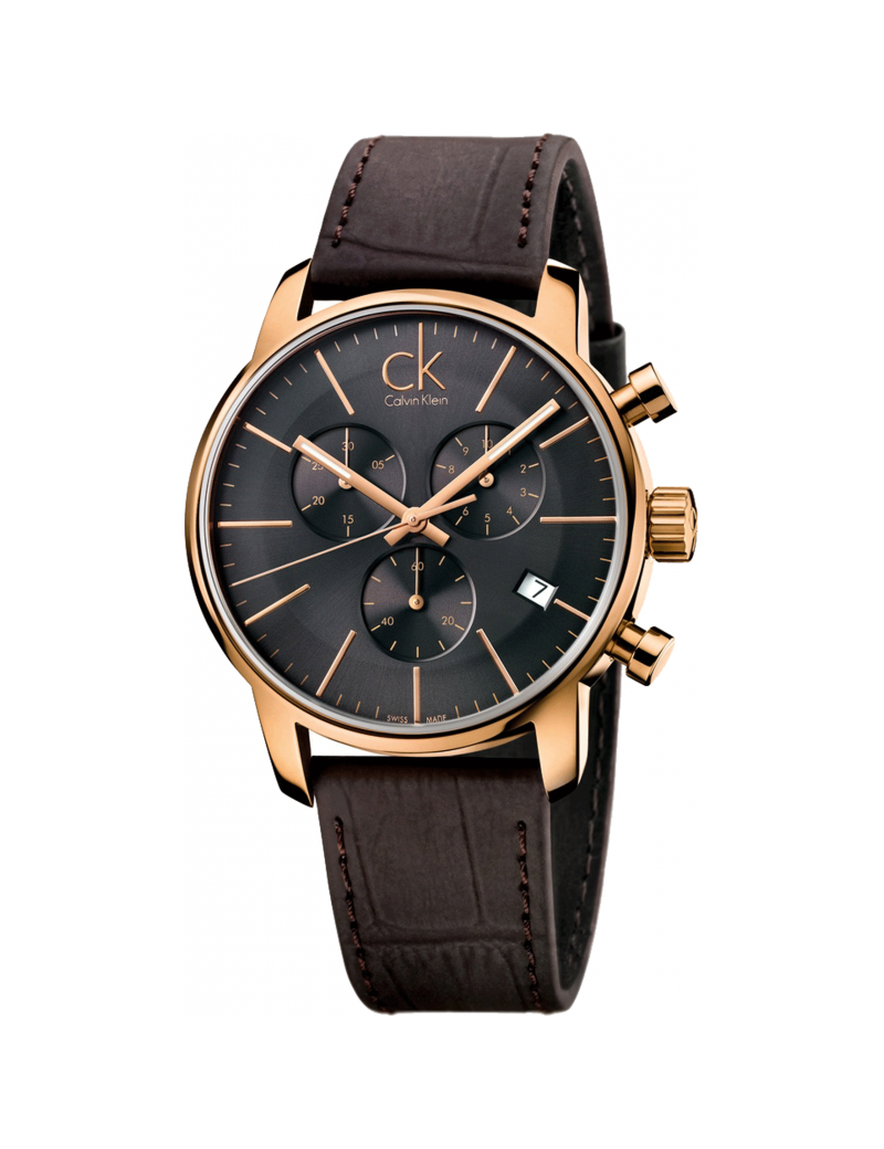 Reloj Calvin Klein City marrón cronómetro