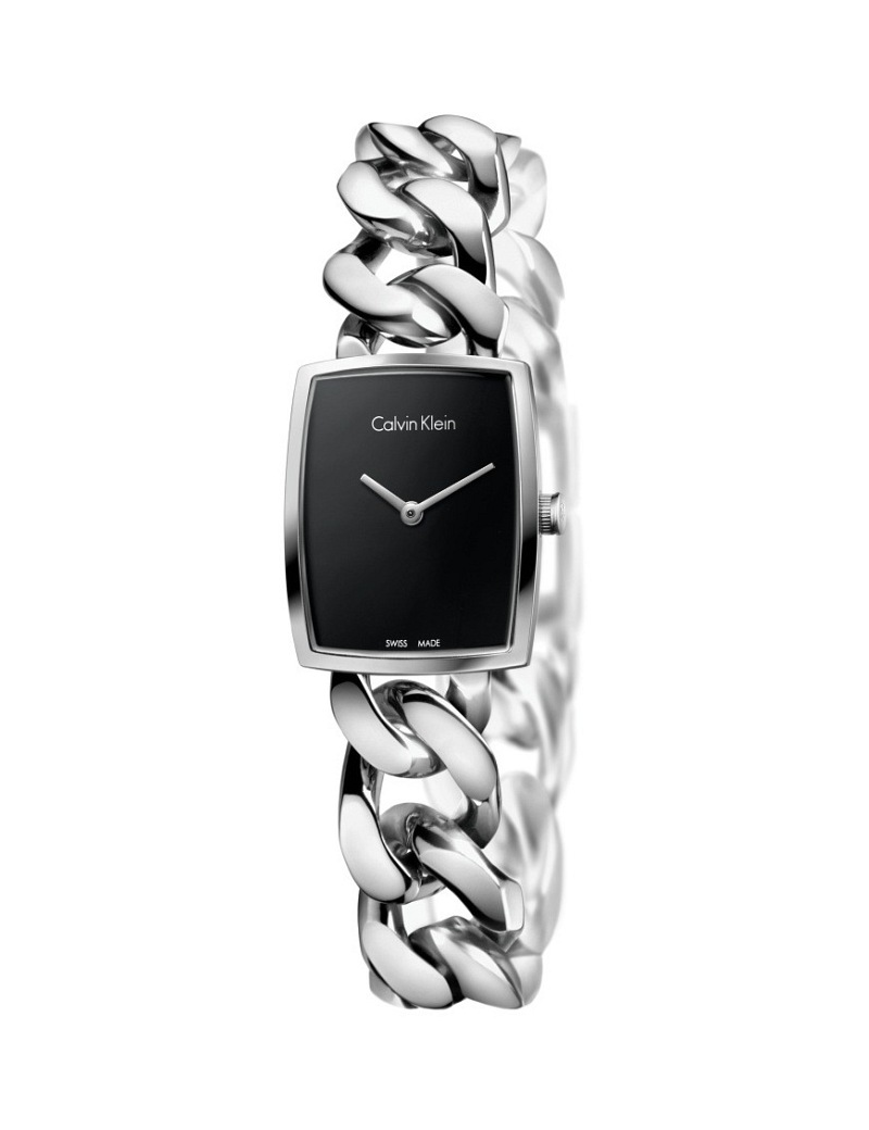 Reloj Calvin Klein Cadena esfera negra mujer