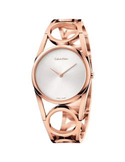 Reloj Calvin Klein Round mujer PVD rosa