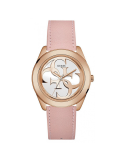 Reloj Guess G Tuist Mujer Correa piel Rosa y esfera Rose