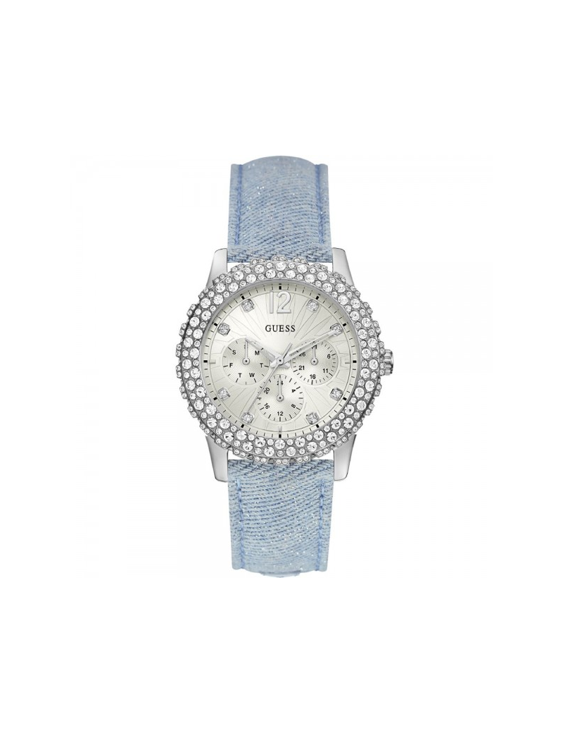 Reloj Guess Dazzler Correa piel brillo
